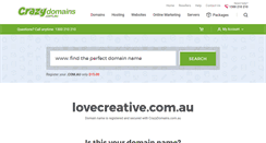 Desktop Screenshot of lovecreative.com.au